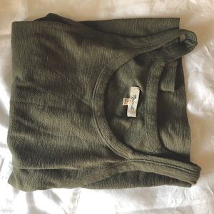 Madewell high cut tank top